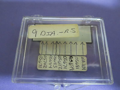 DIAMOND MICRO TOOL D. DRUKKER & ZN SARPHATIKADE NETHERLANDS LOT 9 EA  BIN#11