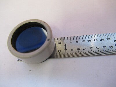 OPTICAL COLLIMATOR OPAQUE FILTER PIECE MICROSCOPE PART OPTICS AS IS &3K-A-07