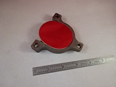 MOUNTED GLASS MIRROR [few scratches] OPTICAL MIL SPEC OPTICS AS PICTURED C5-E-98