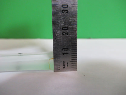 OPTICAL GLASS RECTANGULAR Bi CC CONCAVE LENS LASER OPTICS AS PICTURED 98-A-03