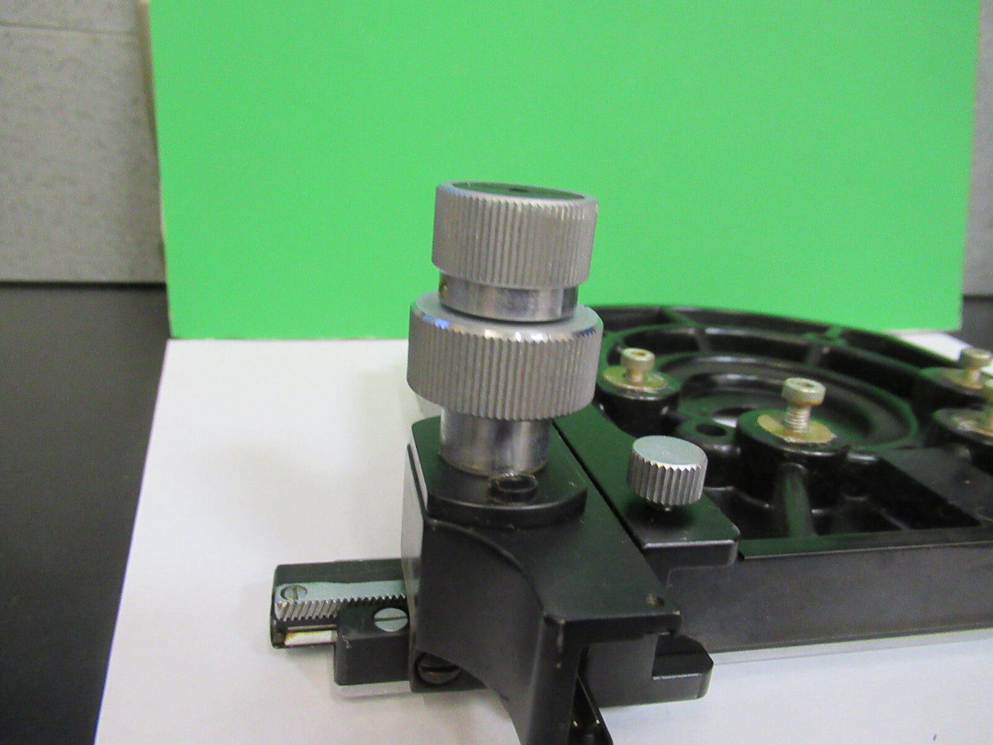 CARL ZEISS GERMANY XY STAGE TABLE MICROSCOPE PART AS PICTURED &G2-A-134