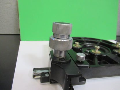 CARL ZEISS GERMANY XY STAGE TABLE MICROSCOPE PART AS PICTURED &G2-A-134