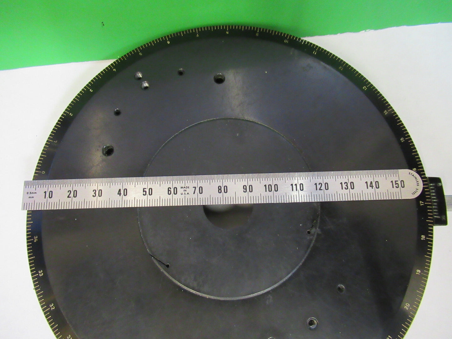 Huge Carl Zeiss AG Germany Pol Rotable Stage Table Microscope Part