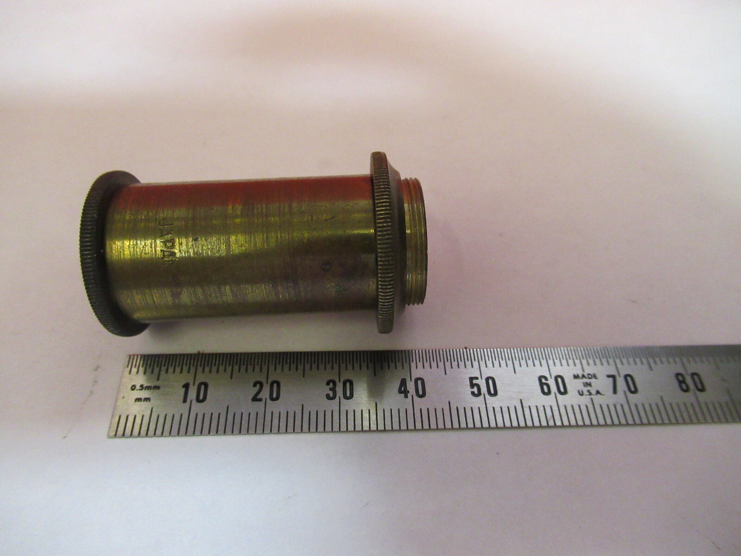 RARE ANTIQUE BRASS OCULAR EYEPIECE MICROSCOPE PART AS PICTURED T9-A-22