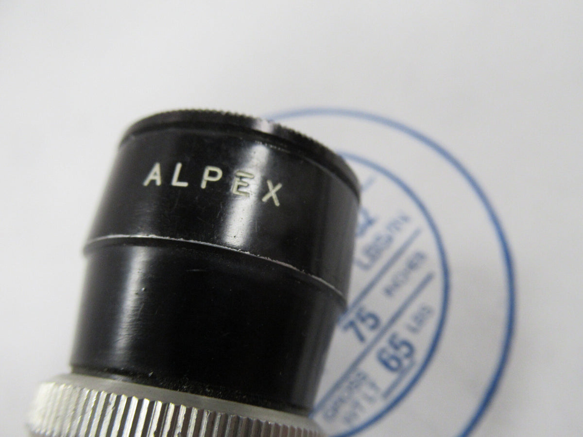 Rare Lens Alpex Ocular Eyepiece Antique Optics Lens