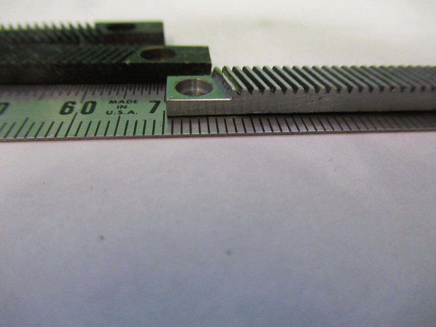 LOT 4 PIECES RACK GEAR BAUSCH LOMB AO SPENCER MICROSCOPE PART AS PICTURE U8-A-39