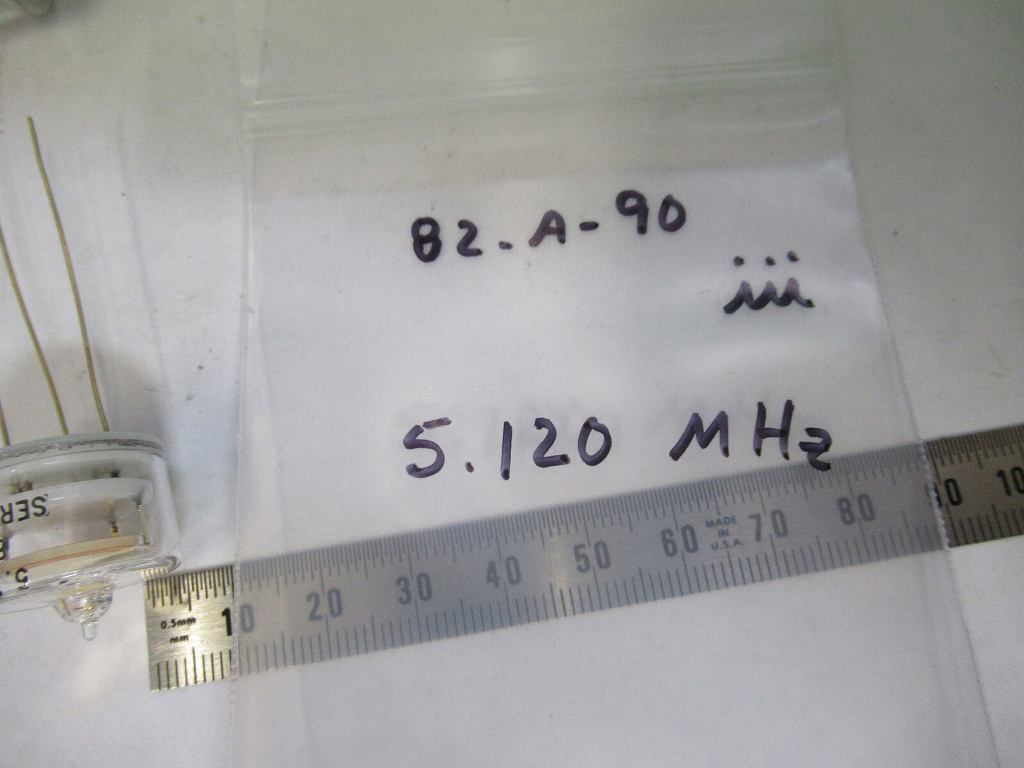 Space 5.120 MHz Quartz Crystal Frequency Control Bliley Electric Co. BG61 Glass Pck