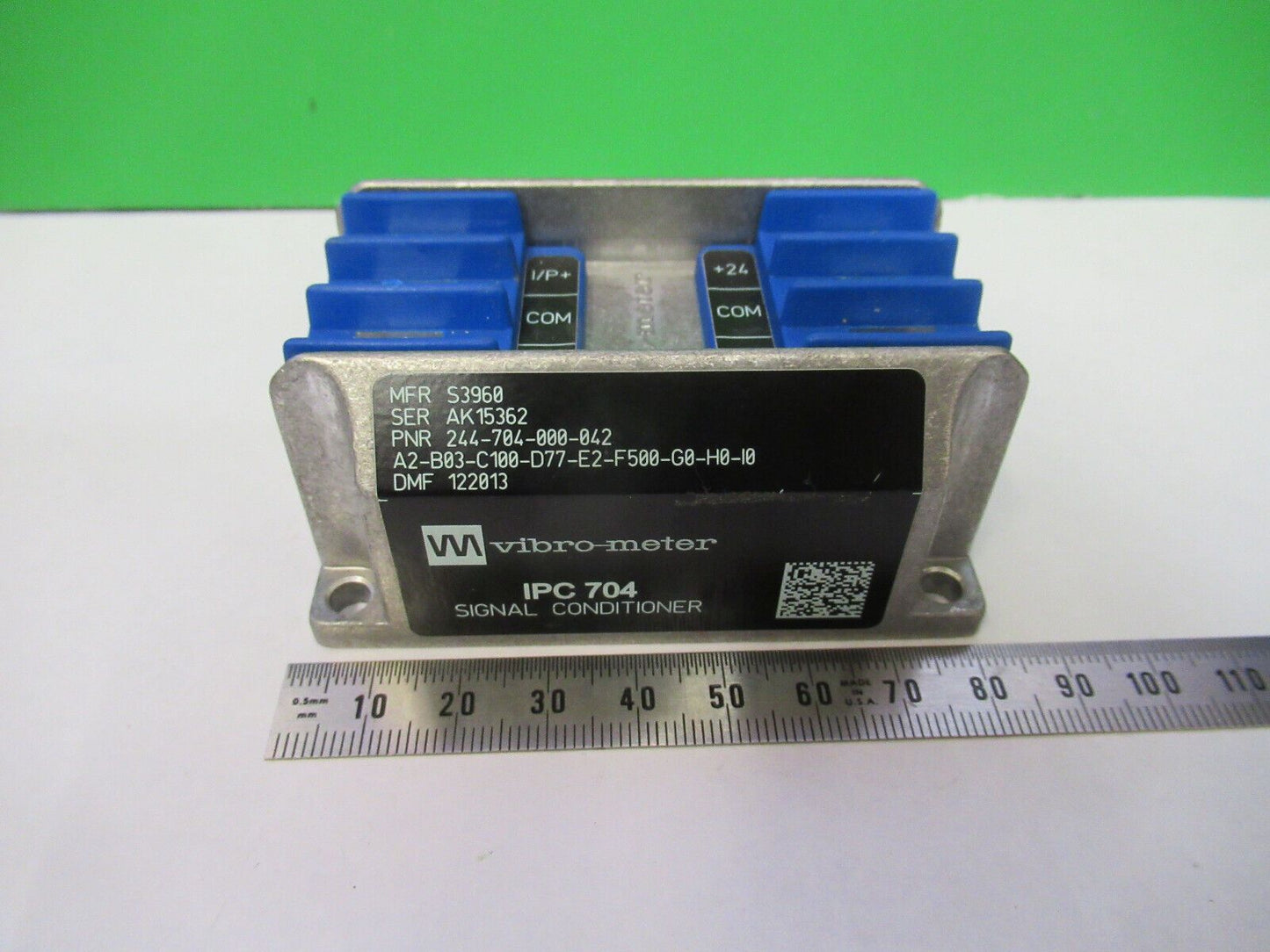 MEGGITT VIBRO-METER IPC704 244-704-000-042 AMP MODULE for ACCEL 5-B-17
