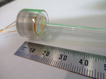 RARE BENDIX QUARTZ FREQUENCY RESONATOR WITH GLASS STEM AS PICTURED &Z5-A-13