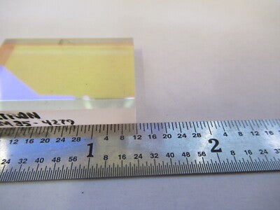 OPTICAL FLAT COATED RECTANGLE OPTICS AS PICTURED &3K-A-14