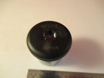 UNITRON WF 20X EYEPIECE OPTICS MICROSCOPE PART AS PICTURED &1E-B-86 ...