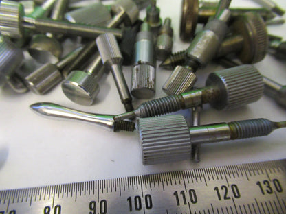 RARE LOT OF SCREWS FOR ZEISS WILD BAUSCH ETC MICROSCOPE PART AS PICTURED 82-A-50