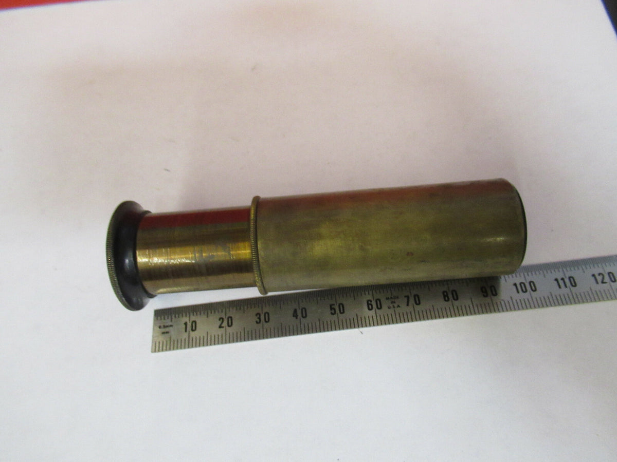 Antique Brass Eyepiece + Tubus UK Made Microscope Part