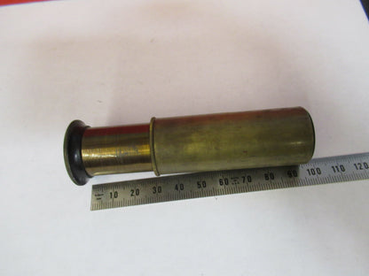 Antique Brass Eyepiece + Tubus UK Made Microscope Part