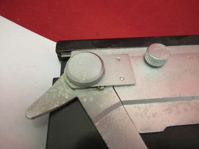 LEITZ DIALUX STAGE TABLE MICROMETER MICROSCOPE PART OPTICS AS PICTURED &FT-2-51
