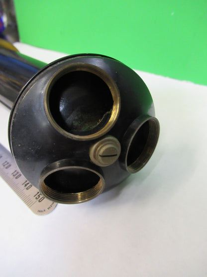 ANTIQUE BAUSCH LOMB TUBUS + NOSEPIECE MICROSCOPE PART AS PICTURED S7-A-18