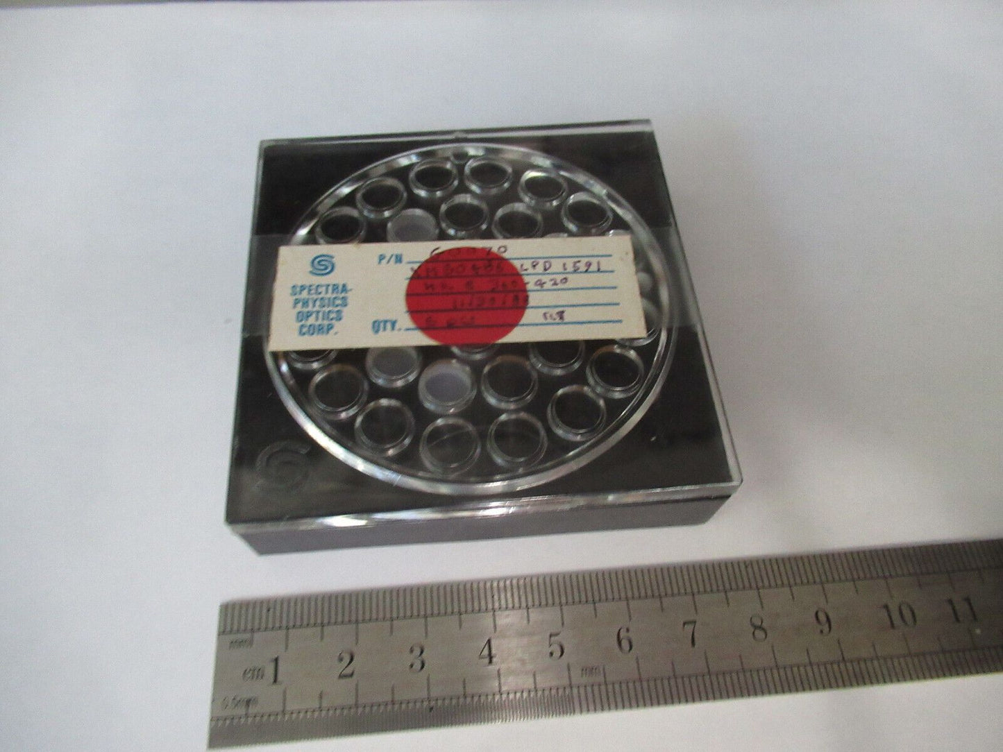 OPTICAL PRO LASER SPECTRA PHYSICS OUTPUT G0070 LOT OPTICS WIE ABGEBILDET &amp;W7-B-14