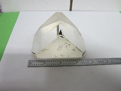 OPTICAL LARGE PRISM [CHIPPED] LASER OPTICS DWR#5-D-04