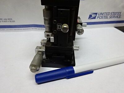 OPTICAL SIGMA KOKI STAGE ROTATION XYZ MICROMETER LASER OPTICS AS IS #82-08-A