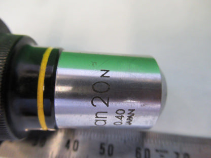 OLYMPUS JAPAN DIC M20 N NOMARSKI OBJECTIVE MICROSCOPE PART AS PICTURED Y3-B-01