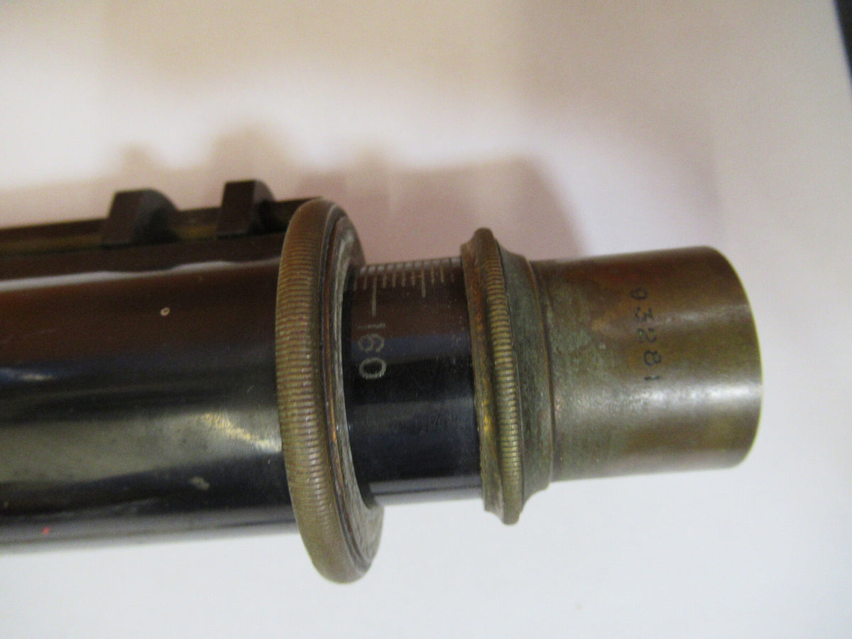 Antique Bausch & Lomb Brass Tubus + Nosepiece Microscope Part