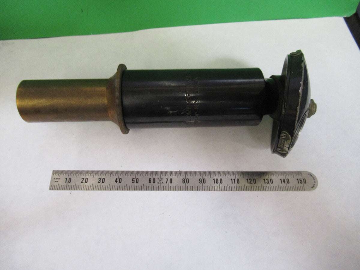 ANTIQUE BAUSCH LOMB TUBUS + NOSEPIECE MICROSCOPE PART AS PICTURED S7-A-17