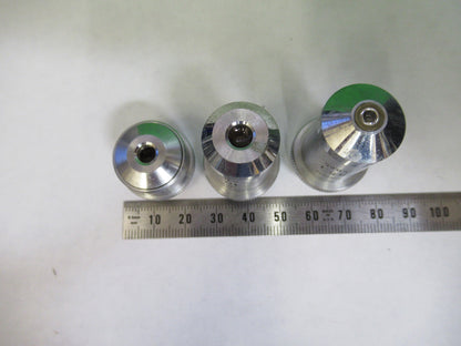 Ernst Leitz Wezlar Lot Objectives 3.5X 10X 45X Microscope Part