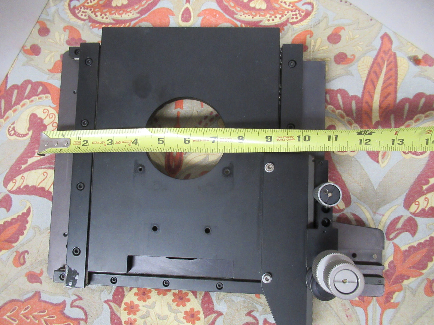 FOR PARTS ERGOLUX XY STAGE TABLE LEITZ WETZLAR MICROSCOPE PART as pictured &TC-4