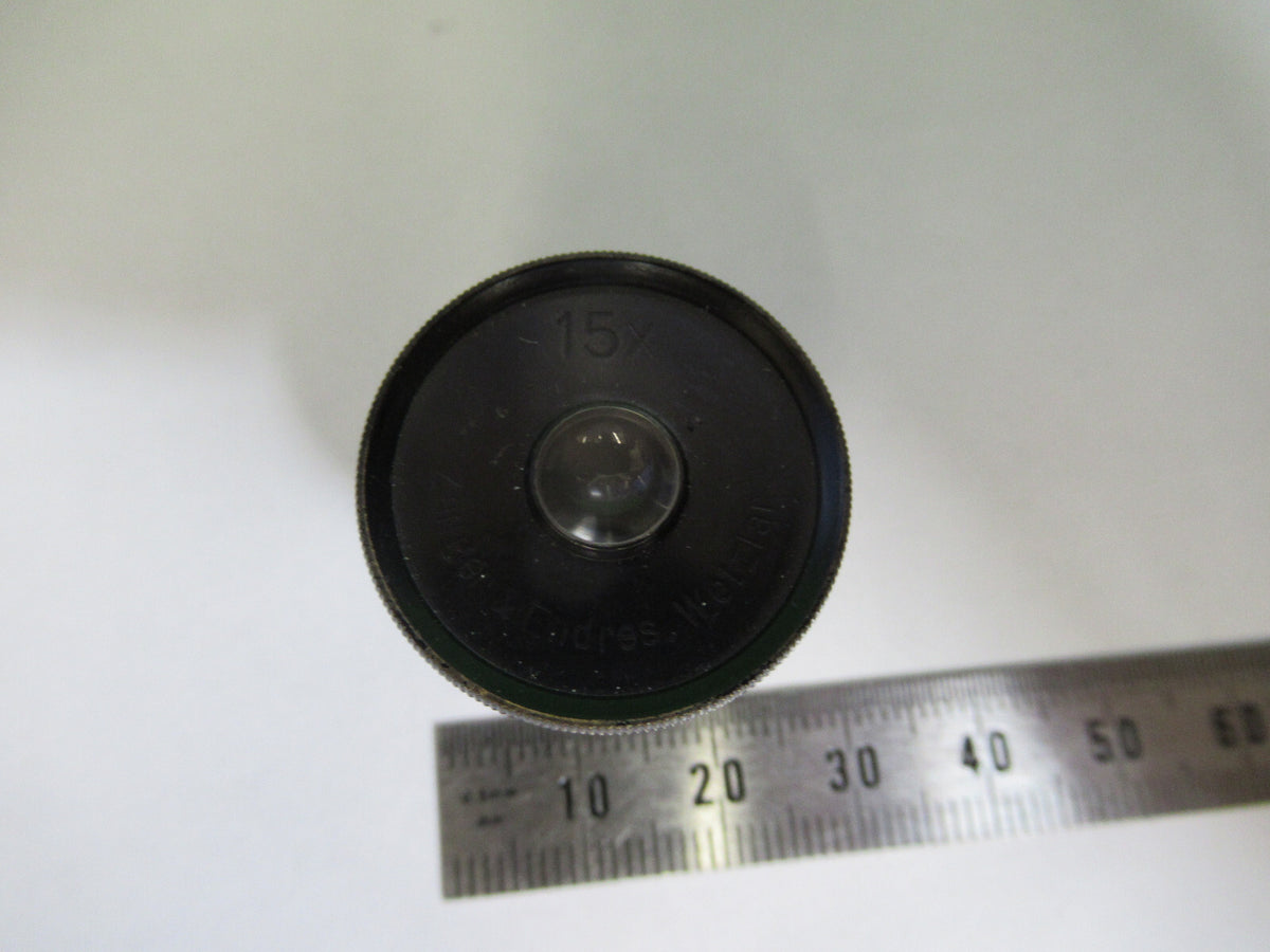 Antique Zanger & Endres Wetzlar 15X Eyepiece Microscope Part