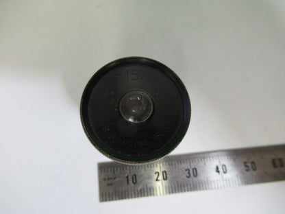 Antique Zanger & Endres Wetzlar 15X Eyepiece Microscope Part