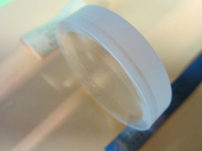 OPTICAL LARGE LENS ACHROMAT 55 mm DIA FL  230 mm LASER OPTICS BIN#9-08