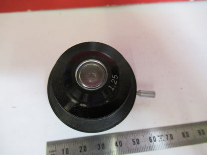 MEIJI JAPAN CONDENSER + IRIS MICROSCOPE PART AS PICTURED X8-B-35
