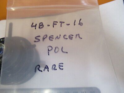 ANTIKES, SEHR SELTENES SPENCER POL KONDENSORMIKROSKOPTEIL WIE ABGEBILDET 4B-FT-16