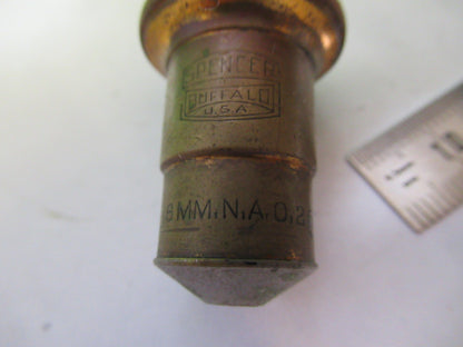 ANTIQUE BRASS SPENCER FOR PARTS OBJECTIVE MICROSCOPE PART AS PICTURED V1-A-25