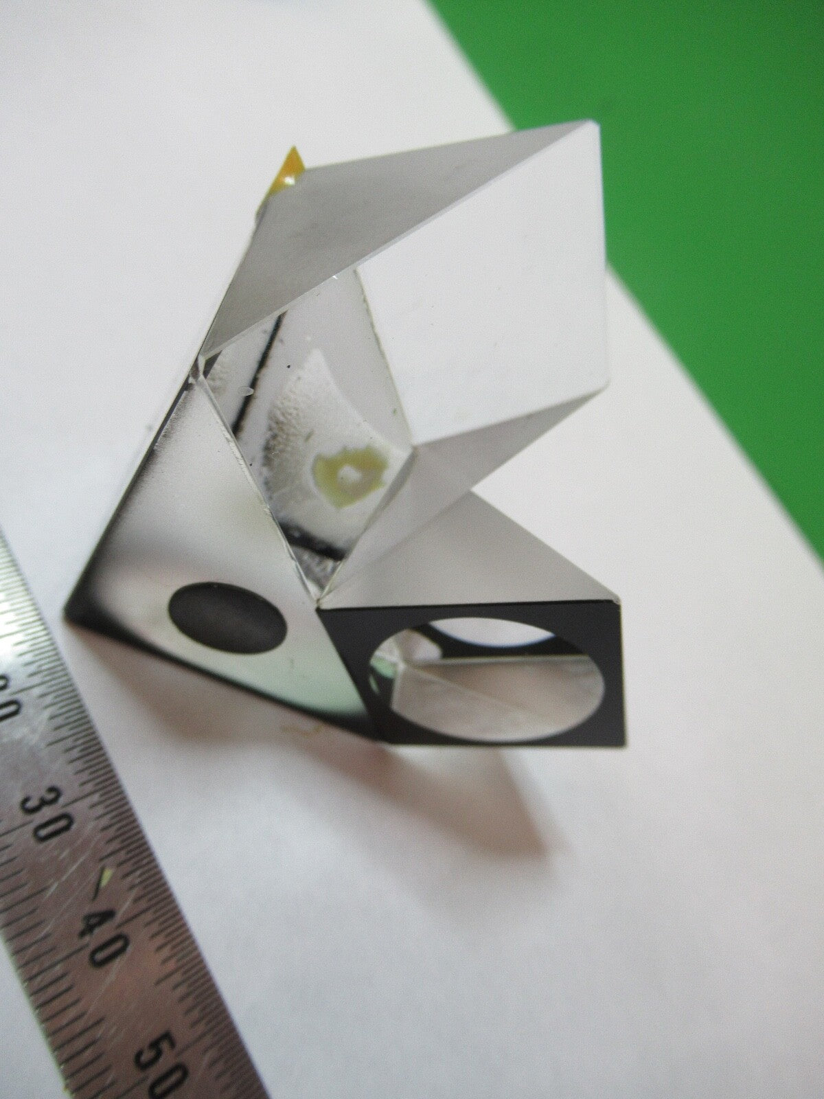 WILD HEERBRUGG SWISS GLASS PRISM ASSEMBLY MICROSCOPE PART AS PICTURED G5-A-02