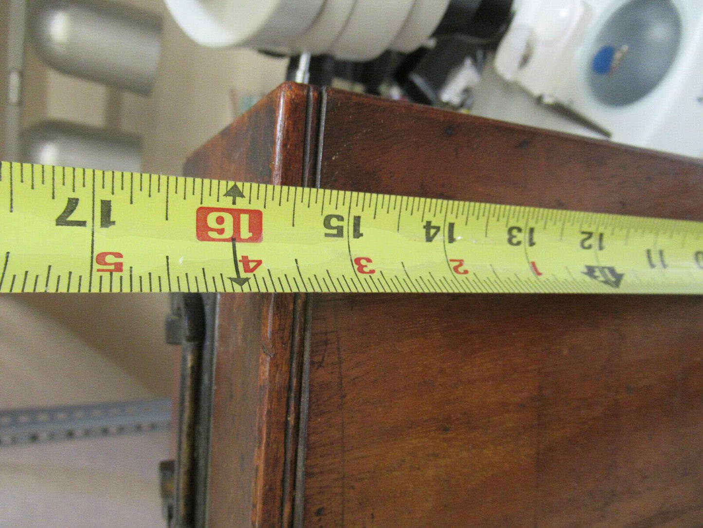 ANTIQUE WATSON UK empty WOOD CASE OLD BRITISH MICROSCOPE PART AS PICTURED &TB-5