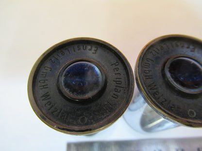 Antique Ernst Leitz Eyepiece 10X Pair Microscope Part