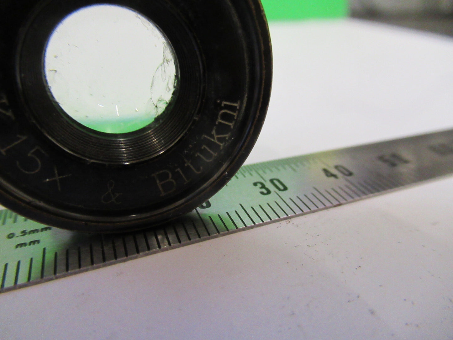 PARTS ANTIQUE ZEISS JENA RARE EYEPIECE LENS MICROSCOPE PART AS PICTURED #W5-B-29