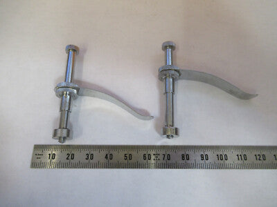 Pair of Clips Stage Microscope Part