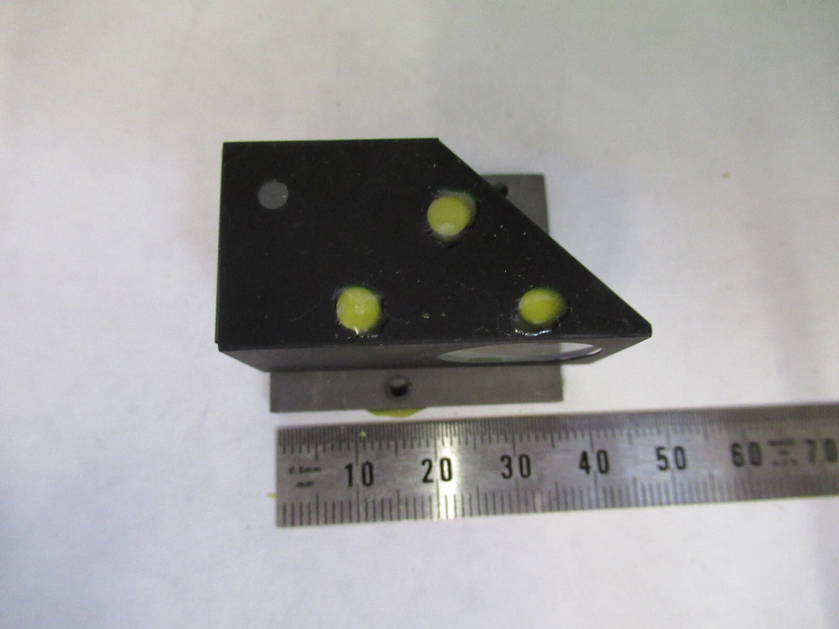 BAUSCH LOMB GLASS PRISM HEAD OPTICS MICROSCOPE PART AS PICTURED S7-A-55