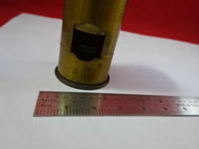 Antique Brass Portable Seeds Microscope Vintage Part AS IS