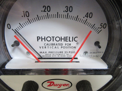 Photohelic Gauge Pressure Ventilation Clean Room Dwyer