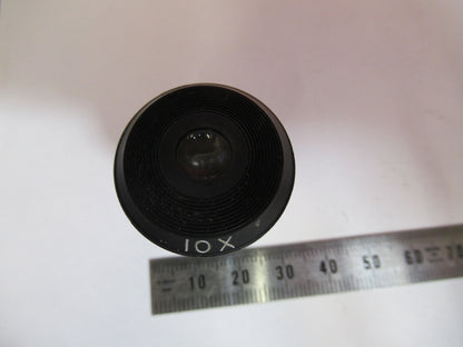ANTIQUE BAUSCH LOMB 10X OCULAR EYEPIECE MICROSCOPE PART AS PICTURED Q2-129