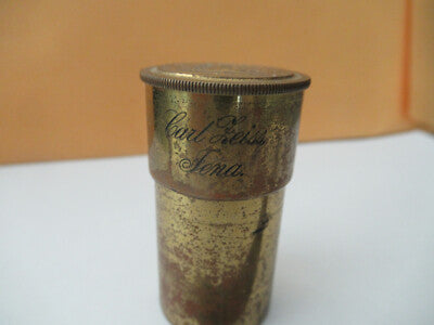 Carl Zeiss AG Jena 2.5mm Empty Brass Objective Can Microscope