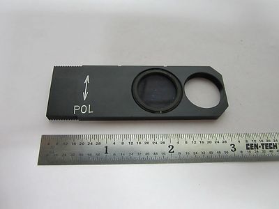 Microscope Ernst Leitz Wetzlar Germany Polarizer Filter Slide Optics