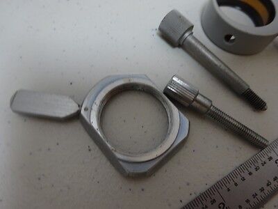 FOR PARTS MICROSCOPE PARTS HOLDER SCREWS KNOBS ETC AS IS BIN#M8-C-04