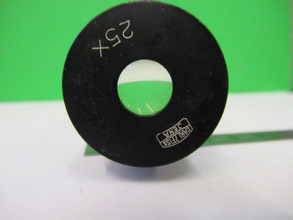 Carl Zeiss AG Jena Eyepiece Stereo 25X Lens Microscope Part