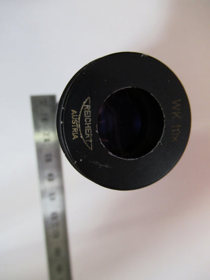 REICHERT AUSTRIA WK 10X EYEPIECE OCULAR MICROSCOPE PART AS PICTURED Q2-67