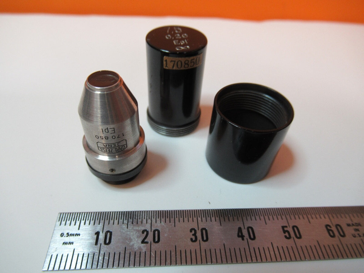 Carl Zeiss AG Jena Objective Epi 7.5X Optics Microscope Part