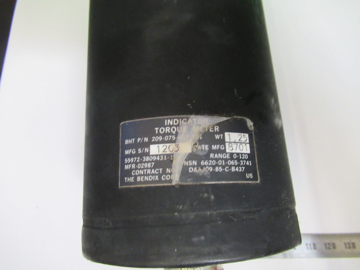 AIRCRAFT PART BELL COBRA 209-075-657-101 INDICATOR TORQUE AS PICTURED X4-A-54